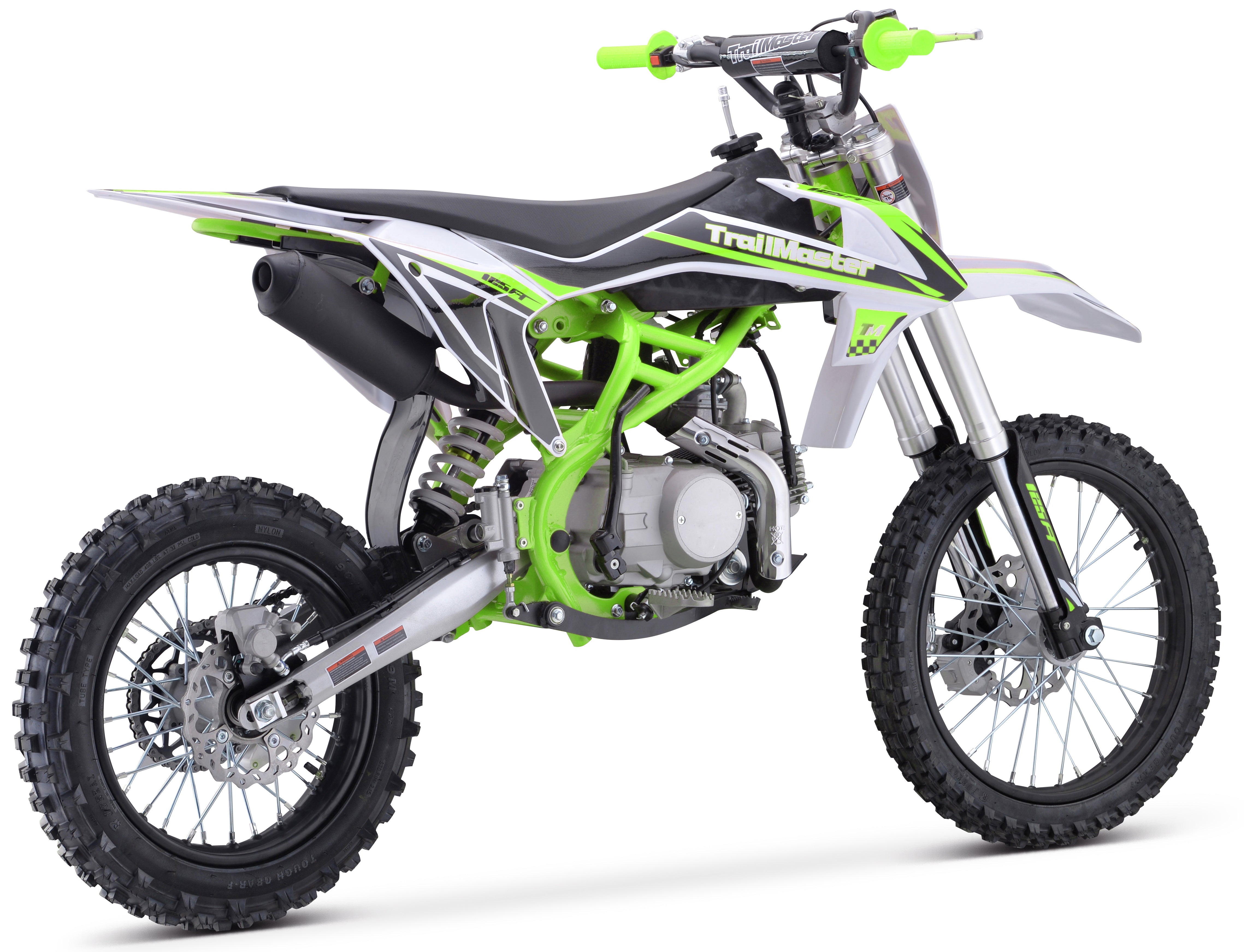 Trailmaster TM29 125cc Dirt Bike, 4-Stroke, Electric Kick Start